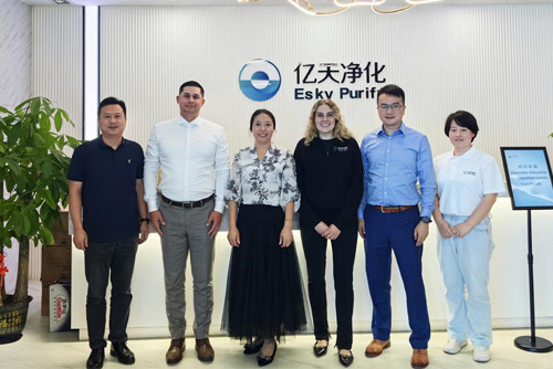 Purafil高層領導一行到訪億天凈化，深化戰略合作