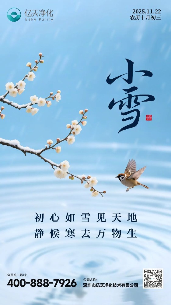 小雪 丨 初雪降臨，擁抱潔凈